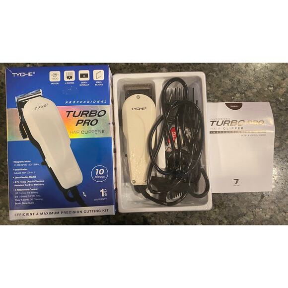 Tyche Turbo Pro Hair Clipper 2 Open No Brush Excellent Working Condition - Picture 2 of 8